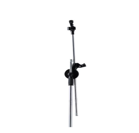 Stativ pentru Microfon Profesional AT PERFORMANCE® – Reglabil pe Înălțime, Metalic, 200 cm, Negru/Argintiu