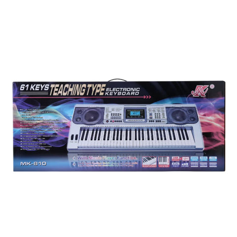 Orga Electronică MK-810 cu 61 de Clape, Afișaj LCD și Funcție USB