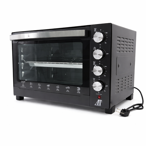 Cuptor Electric AT Performance AT-060L, 60L, 3000W, Timer 60 min, Negru