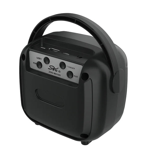 Boxă Portabilă AT Performance Mini ZQS-W3101 – 8W, LED RGB, Microfon Inclus