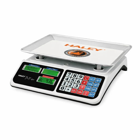 Cântar Comercial Digital HALey HY-5040, Platformă Inox, 40 kg