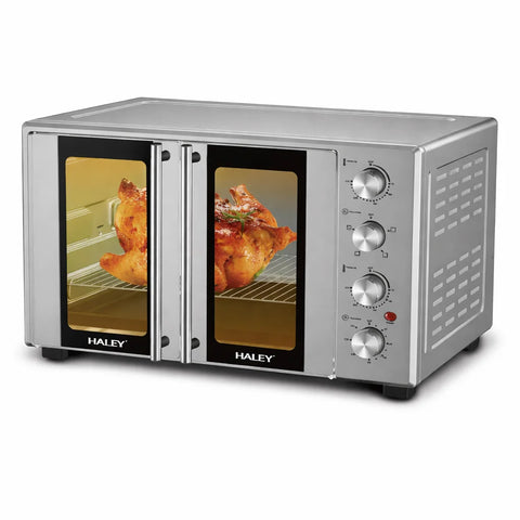Cuptor Electric HALEY HY-513I, 65L, 3000W, Convecție, Rotisor, Timer 120 min