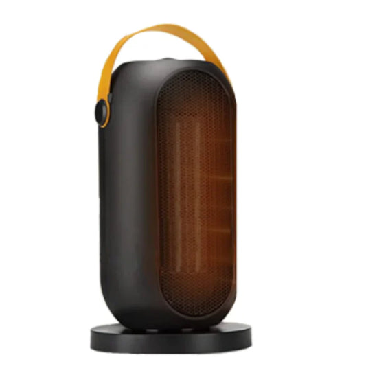 Aeroterma PTC cu ventilator, AT PERFORMANCE®,1200W, Oscilatie, 3 trepte de putere, sistem siguranta, Negru.