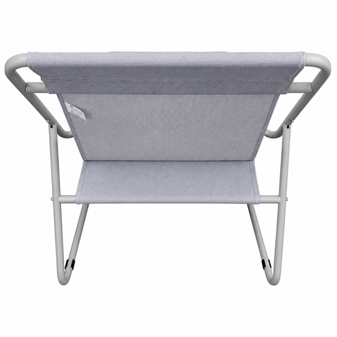 Set Mobilier Grădină AT PERFORMANCE® 4 Piese, Canapea 2 Locuri + 2 Fotolii + Măsuță, Cadru Metalic