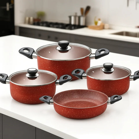 Set Oale AT Performance Royal MN-322, 7 Piese, Marble Non-Stick