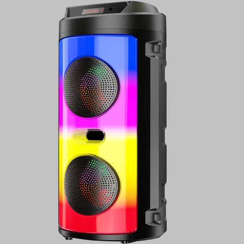 Boxă Portabilă ZQS4248 AT Performance, cu Bluetooth, RGB și Microfon – 4” Party Speaker