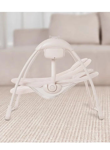 Balansoar Electric Portabil pentru Bebeluși Mastela Deluxe Portable Swing – 7 Melodii, 5 Viteze, 3 Temporizatoare, 2 Poziții de Înclinare