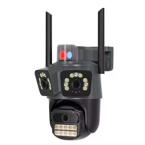Cameră Supraveghere WiFi 3 în 1 AT PERFORMANCE® – 15MP 8K, PTZ, Audio, Alarmă, IP66 + Card SD 32GB Cadou