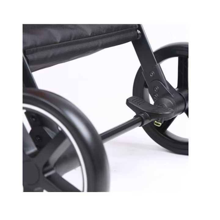 Carucior pentru copii, At Performance, 2 in 1, Landou, Scaun sport reversibil, Blocare roti, Spatiu depozitare, Plibil, Negru.