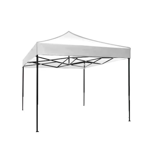 Cort tip Pavilion AT PERFORMANCE 3x3m , Prelata Impermeabila, Pliabil, Structura Metalica Solida, Pentru Curte, Gradina, Evenimente, Alb.
