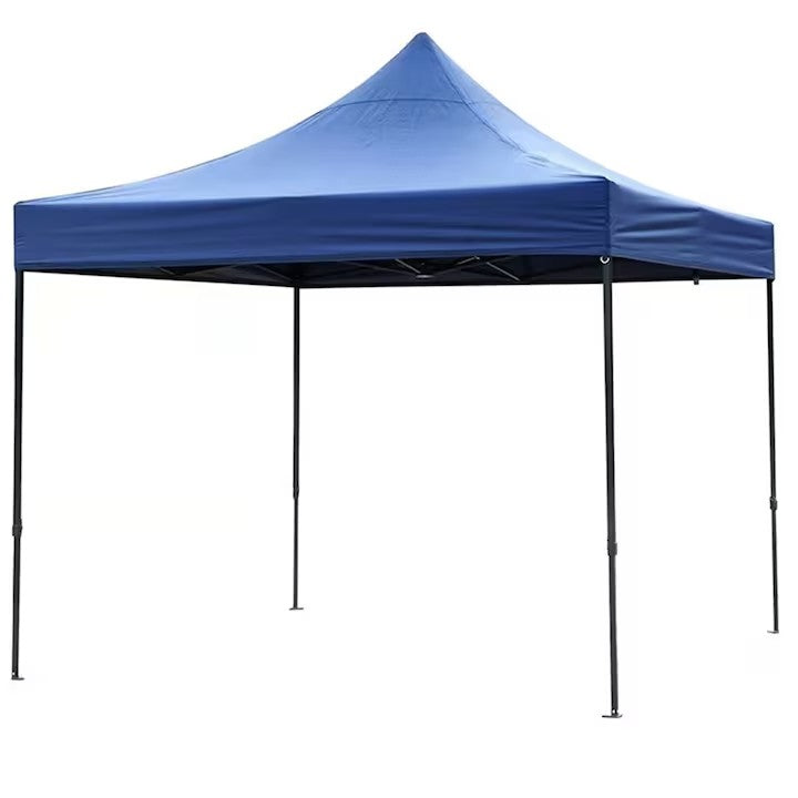 Cort tip Pavilion AT PERFORMANCE 3x3m , Prelata Impermeabila, Pliabil, Structura Metalica Solida, Pentru Curte, Gradina, Evenimente, Albastru.