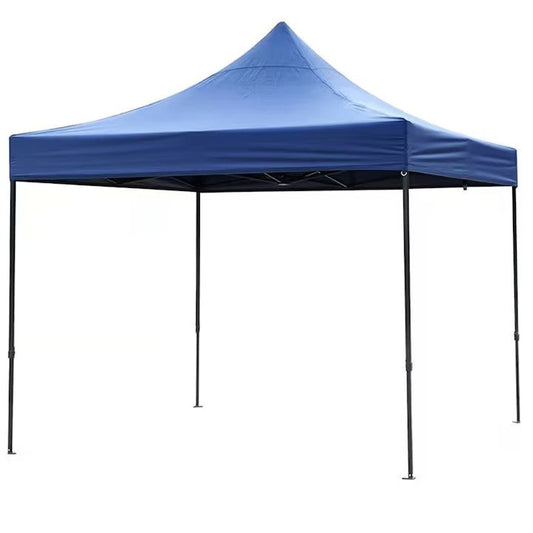 Cort tip Pavilion AT PERFORMANCE 3x3m , Prelata Impermeabila, Pliabil, Structura Metalica Solida, Pentru Curte, Gradina, Evenimente, Albastru.