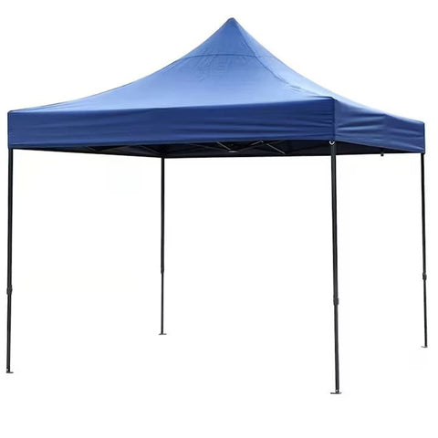 Cort tip Pavilion AT PERFORMANCE 3x3m , Prelata Impermeabila, Pliabil, Structura Metalica Solida, Pentru Curte, Gradina, Evenimente, Albastru.