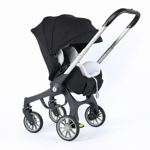 Cărucior 4 în 1 pentru Bebeluși Stroller Plus 2053 – Sistem Multifuncțional, 0-3 Ani