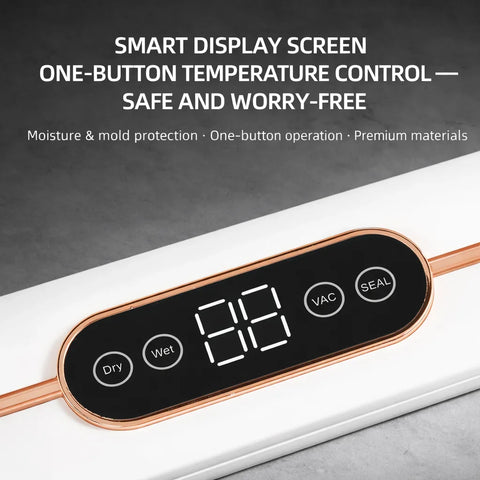 Aparat de Vidat HALEY HY-508 – Vacuum Sealer Electric cu Mod Uscat/Umed, 90W