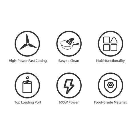 Aparat de salată electric HALEY HY-1327, 5 în 1, 600W, răzătoare și feliator multifuncțional, lame inox