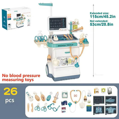 Set Doctor cu Troler – Jucărie Educativă 26 Piese, Cadoul Perfect pentru Copii