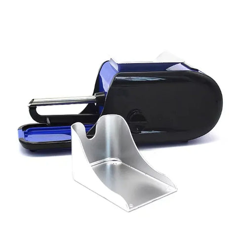 Aparat electric de facut tigari, injector tutun profesional, Albastru, design compact, ergonomic, AT PERFORMANCE