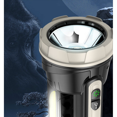 Lanterna, At Performance, proiector laterala cu LED de exterior, reincarcabila prin USB, maner confortabil, 30 W