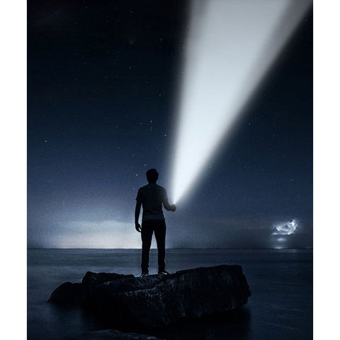 Lanterna, At Performance, proiector laterala cu LED de exterior, reincarcabila prin USB, maner confortabil, 30 W