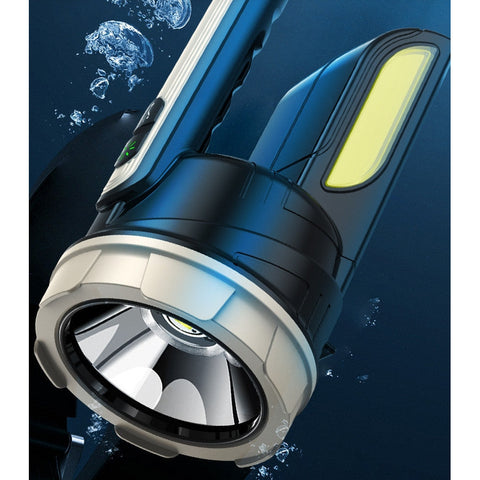 Lanterna, At Performance, proiector laterala cu LED de exterior, reincarcabila prin USB, maner confortabil, 30 W