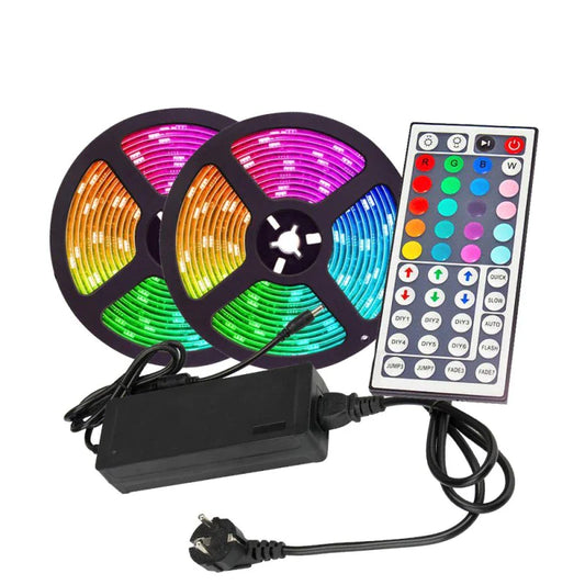 Kit Banda led At Performance,10 Metri RGB 5050, 60led/m, Transformator 5A, Telecomanda IR 24 Taste