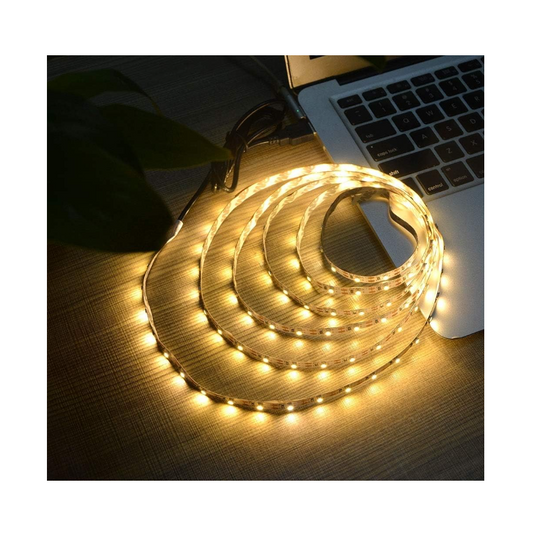 Banda led USB, decor lumini, 5V, AT PERFORMANCE®, 5m, leduri RGB, alimentare USB