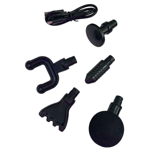 Aparat masaj tip pistol, masaj slabire, anticelulitic, tonifiere, relaxare, 4 trepte de viteza, 1800mAh