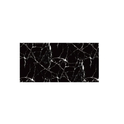 Set 10x Tapet Marmura, AT PERFORMANCE®, suprafata acoperire 1.8 mp, autoadeziv, waterproof, usor de montat, design modern, 30x60 cm, negru