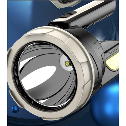 Lanterna, At Performance, proiector laterala cu LED de exterior, reincarcabila prin USB, maner confortabil, 30 W