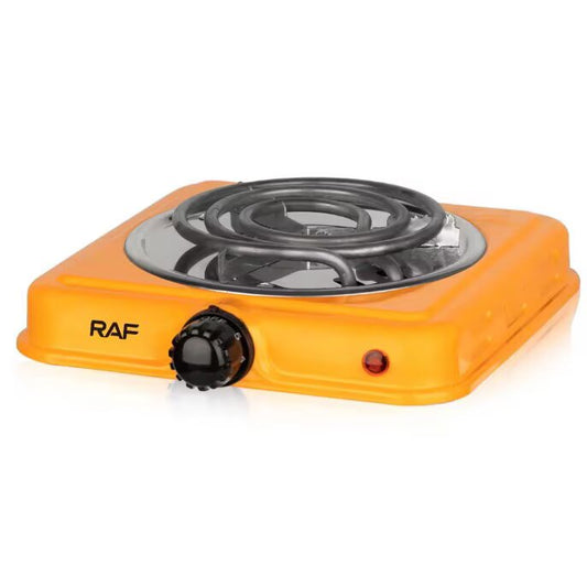 Aragaz Electric 1000 W, AT PERFORMANCE, control temperatura protectie la supraincalzire, Portocaliu