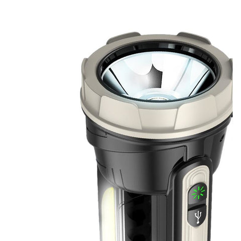Lanterna, At Performance, proiector laterala cu LED de exterior, reincarcabila prin USB, maner confortabil, 30 W