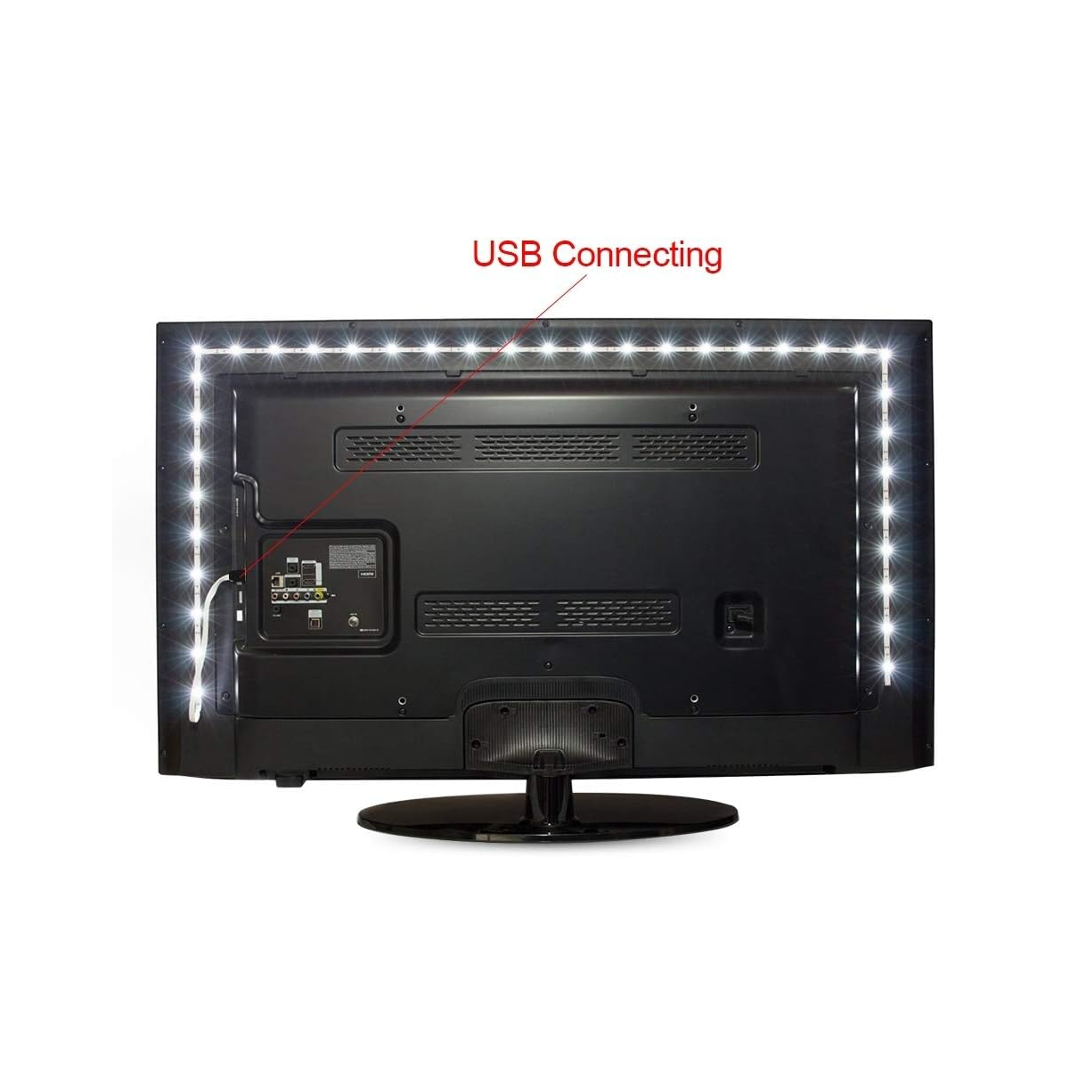 Banda led USB, decor lumini, 5V, AT PERFORMANCE®, 5m, leduri RGB, alimentare USB
