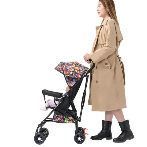 Carucior multifunctional At Performance, usor, pliabil, pentru bebelusi, 3 in 1, cu copertina pentru protectie UV, multicolor